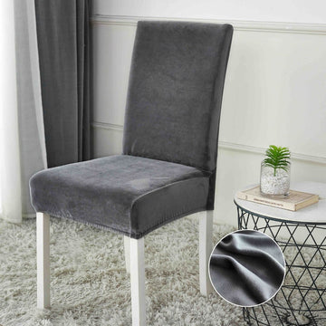 Husa scaune catifea - 6 piese | 0739-J