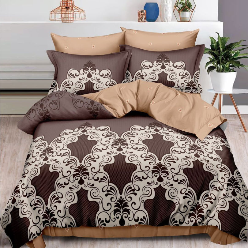 Lenjerie de pat bumbac finet cu elastic – 6 piese: Confort si stil pentru un somn odihnitor  | COD 0480-S