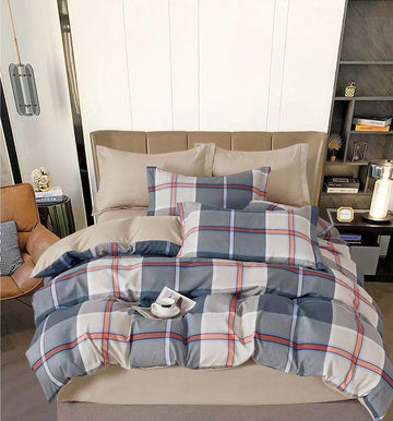 Lenjerie de pat bumbac finet  - 6 piese | 0789-SI