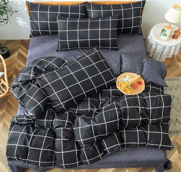 Lenjerie de pat bumbac satinat  - 4 piese | 0610-SI